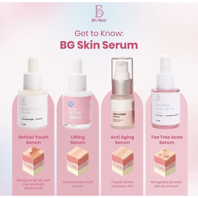 BG SKIN ECER / Serum BG SKIN / Cream BG SKIN / Sabun BG SKIN / Toner BG SKIN