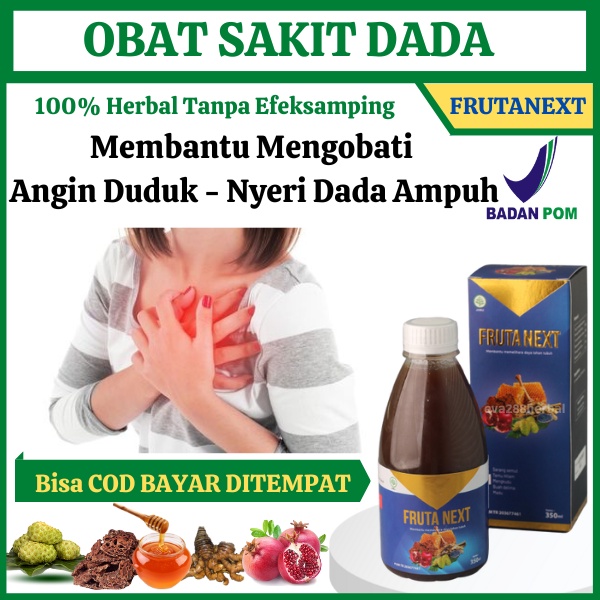 Nyeri Dada Sebelah Kanan / Kiri, Dada Sesak, Pengap, Dada Terasa Tertusuk - Frutanext herbal