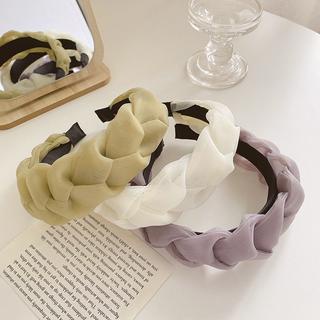 GO! BD949 BANDO NAGITA KEPANG BANDANA SCRUNCHIE ALA KOREA KOREAN HEADBAND TEBAL BESAR JALIN ORGANZA