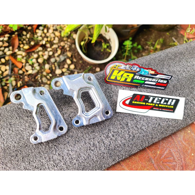 Breket pangkon kaliper rcb samurai tiger pnp shock sekok skok ninja r rr disc 28 30 32