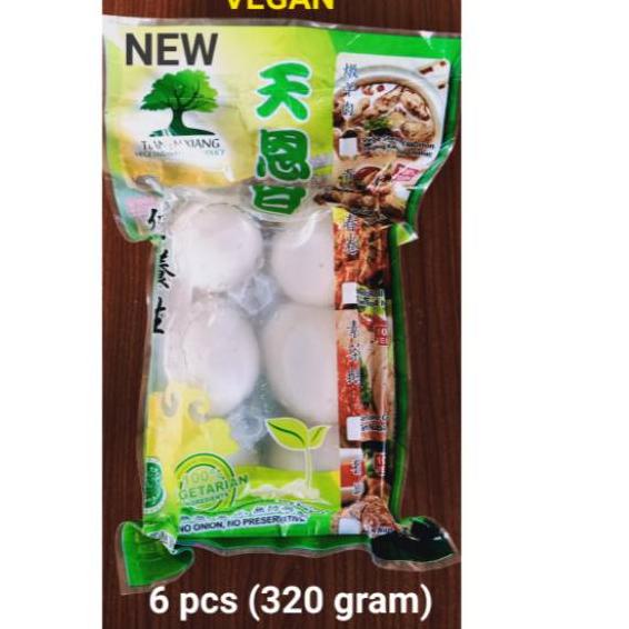 

GRATIS ONGKIR✅Telur Bulat Vegan Vegetarian 6pcs 320gTian en xiang|RA8