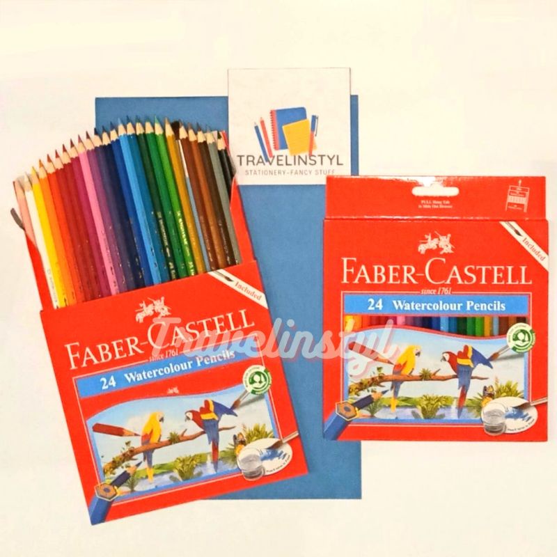 

Pensil Warna Faber Castell Water Colour 24 Panjang