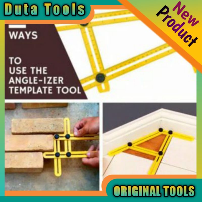 

Penggaris Multi Sudut Siku 4 Sisi