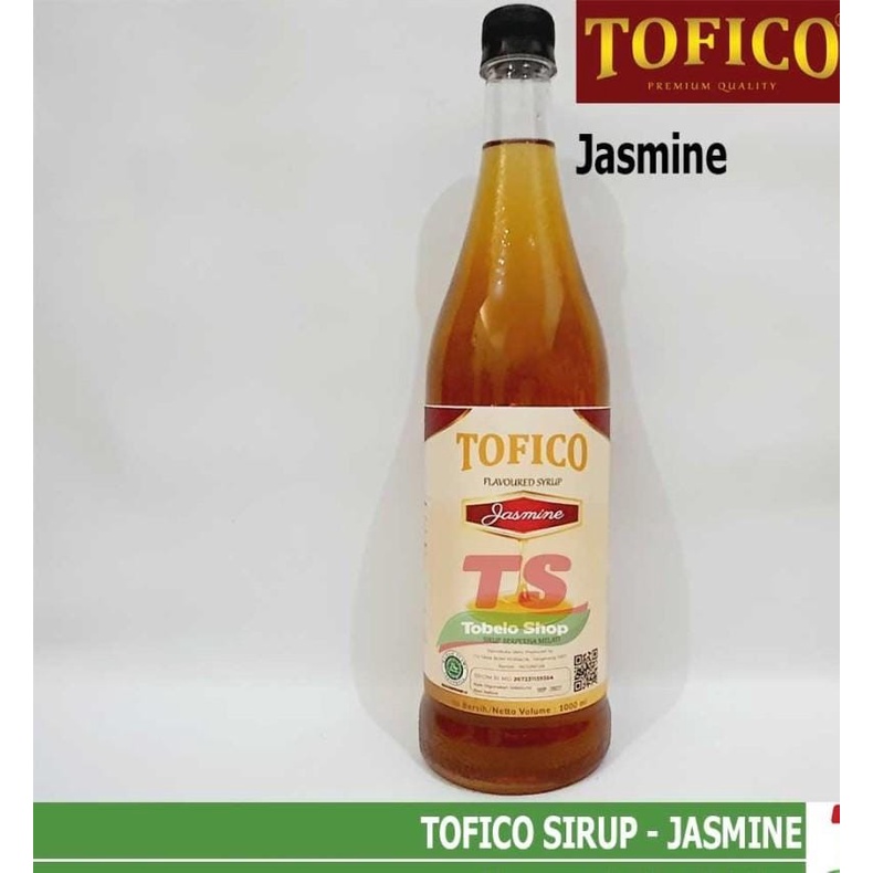 

Tofico Syrup Jasmine natural flavour 1 Liter Tofico Sirup melati