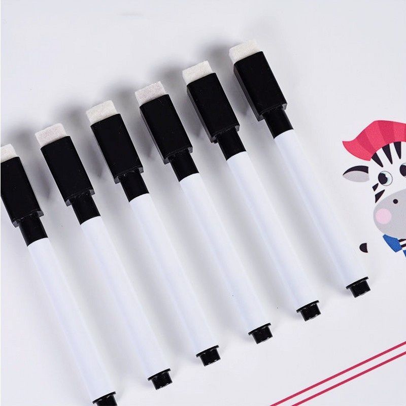 Spidol Penghapus termurah wipe clean whiteboard pen tinta hitam happychild