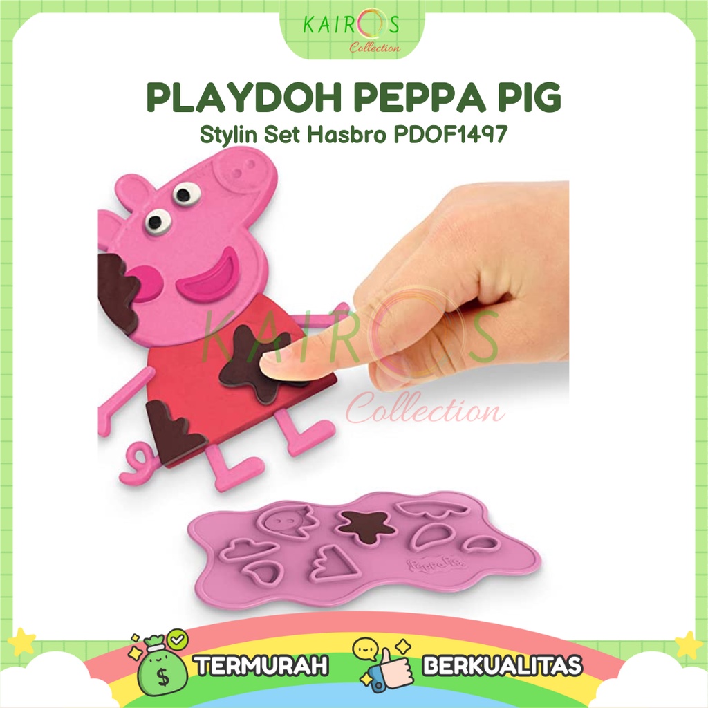 Play Doh Playdoh Peppa Pig Stylin Set Mainan Edukasi PDOF1497