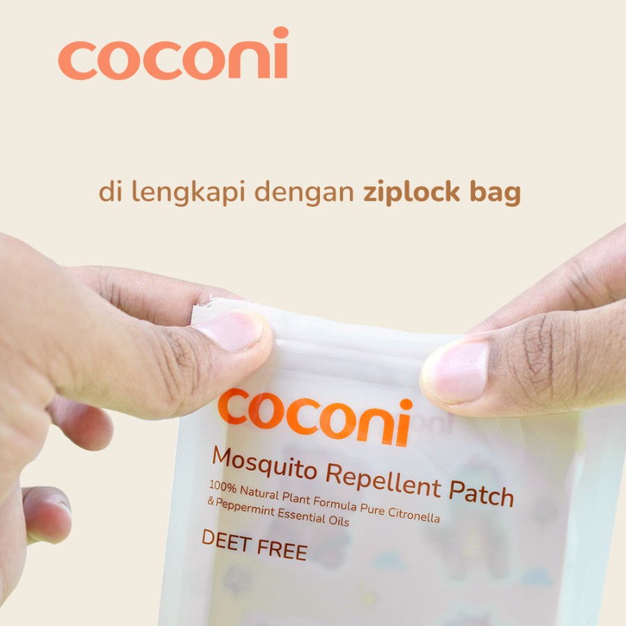 COCONI Mosquito Repellent Patch 36pcs | Sticker Anti Nyamuk Anak Bayi