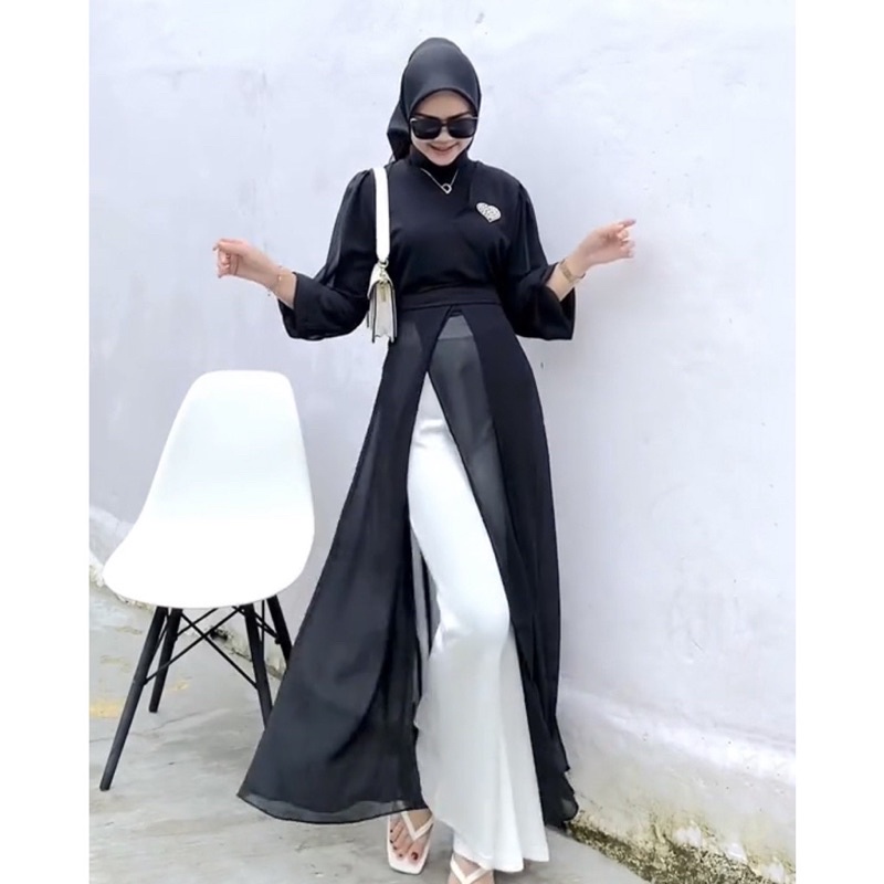 Gamis Terbaru 2023 Zion Dress Maxi Gamis Lebaran Wanita