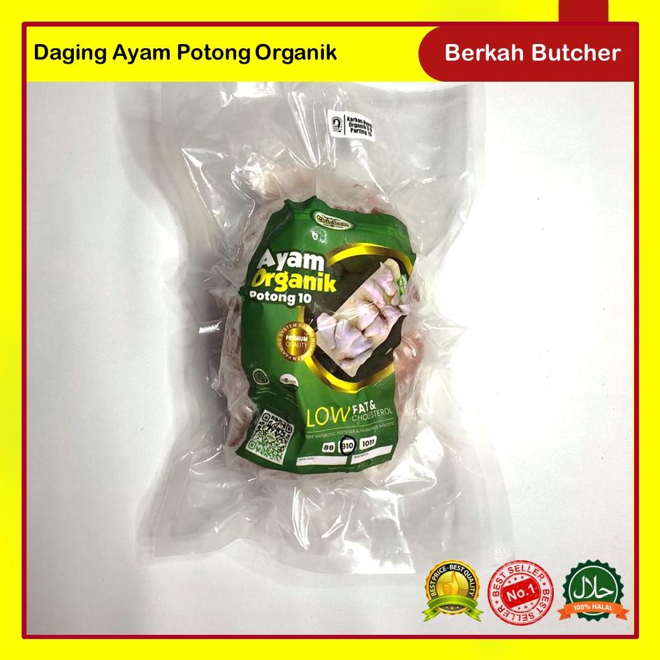 Daging Ayam Potong Organik - Berkah Butcher