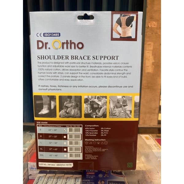 shoulder brace support Dr.ortho OH-103