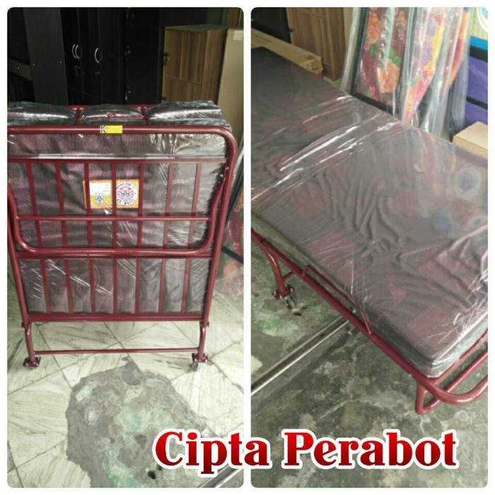 Tempat Tidur Lipat / Folding Bed Portable Pasien Cadangan