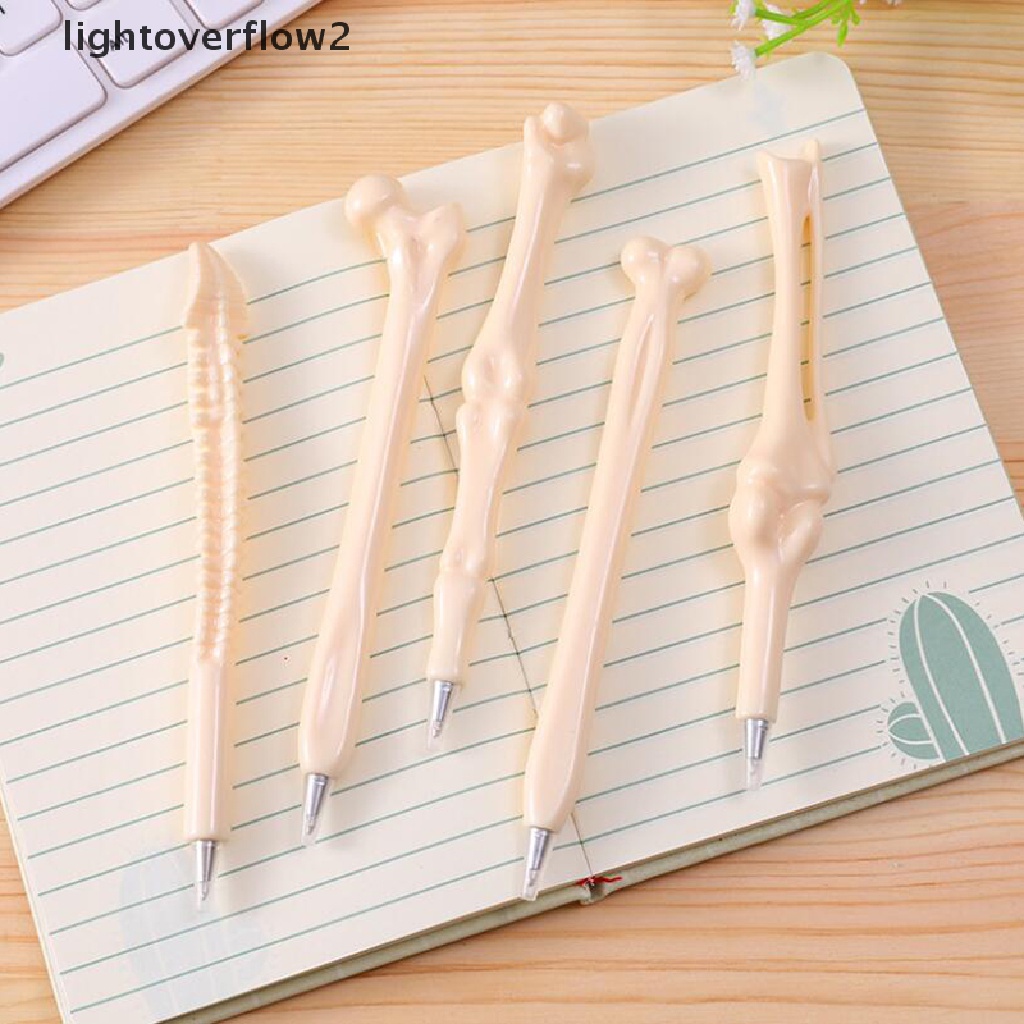 (lightoverflow2) 5pcs Pulpen Bentuk Tulang Untuk Dokter / Perawat