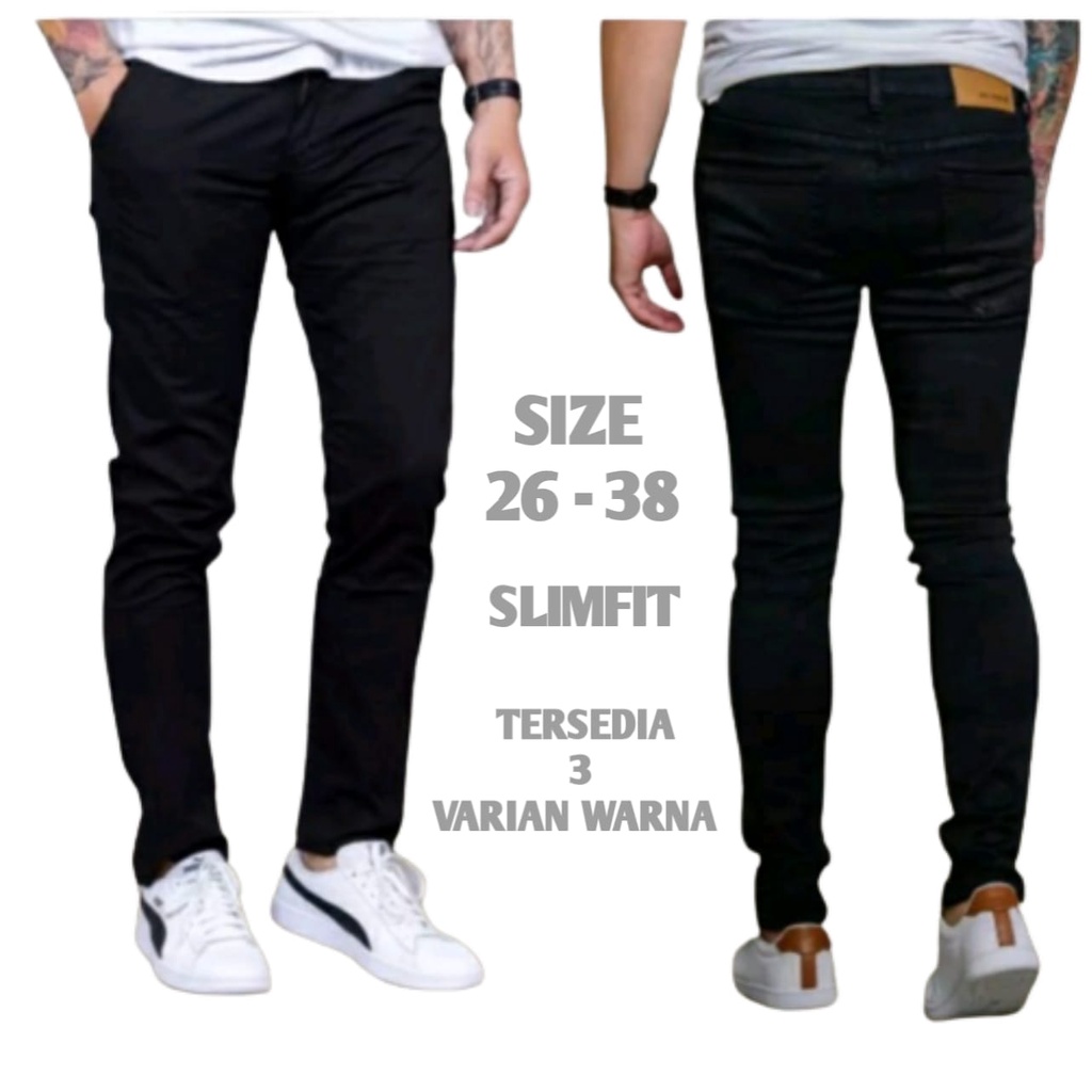 Celana Jeans Pria Celana Jeans Pria Slimfit Celana Jeans Panjang  Celana Panjang Pria