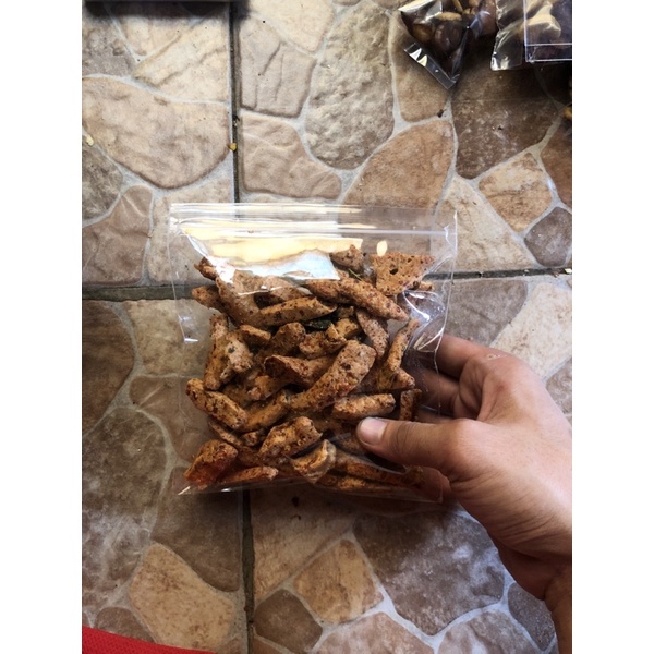 

Basreng Daun Jeruk Pedas 100gr Termurah Basreng Cikruh