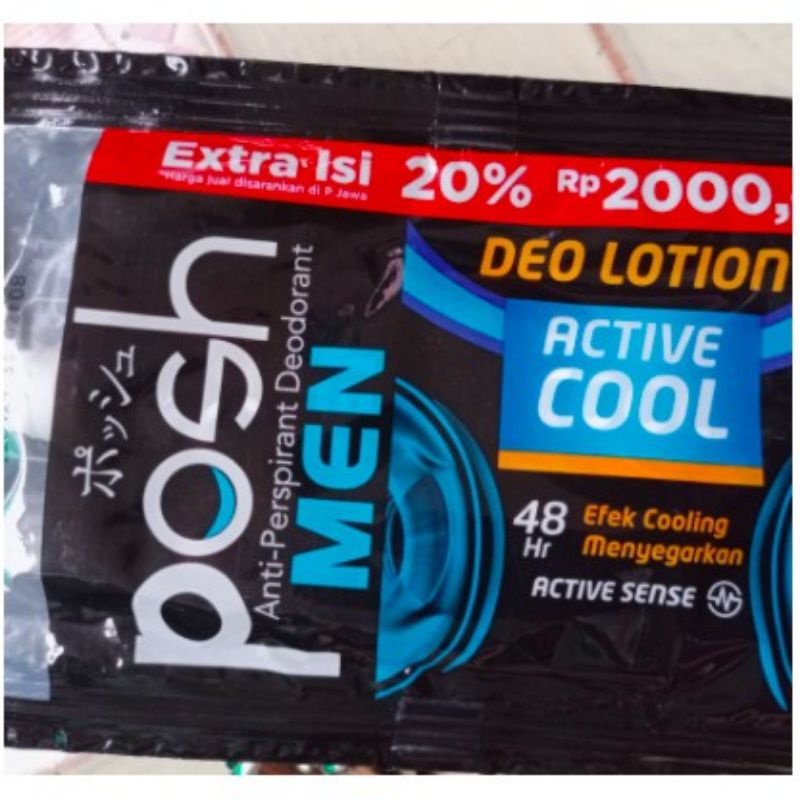 Posh Men Deo Lotion - Sachet 11 gram