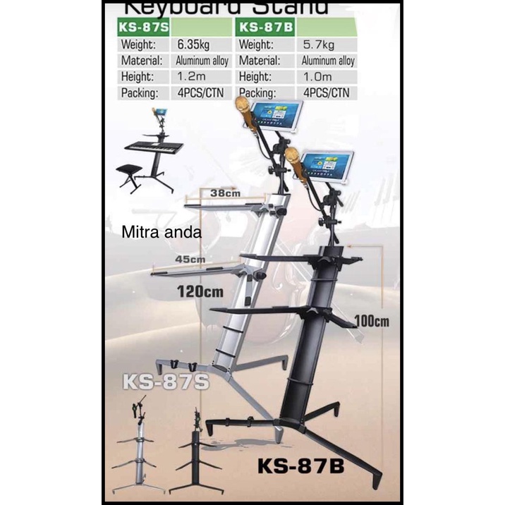 Stand Keyboard 2 Susun Ks87S