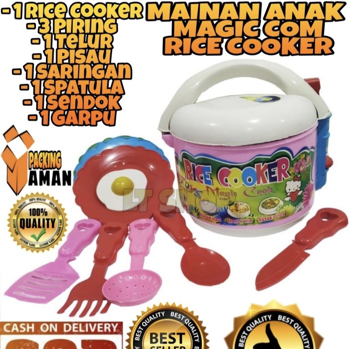 PROMO Mainan Anak Magic Com/Rice Cooker/Cooking Set Masak Masakan