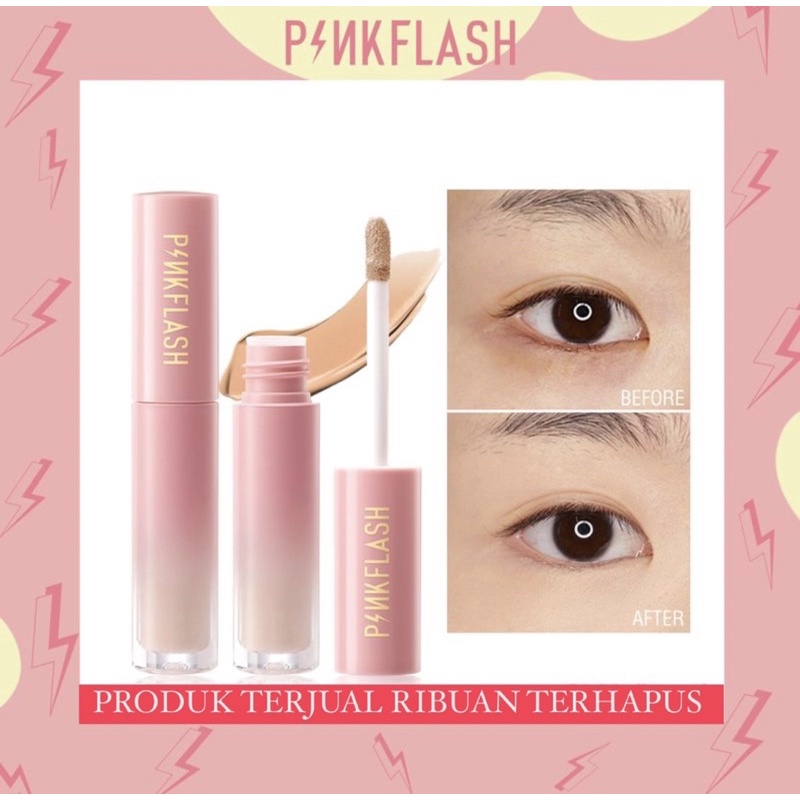 PINKFLASH Lasting Matte Concealer | Pink Flash Liquid Concealer Tahan Air Tahan Lama BPOM PF-F04