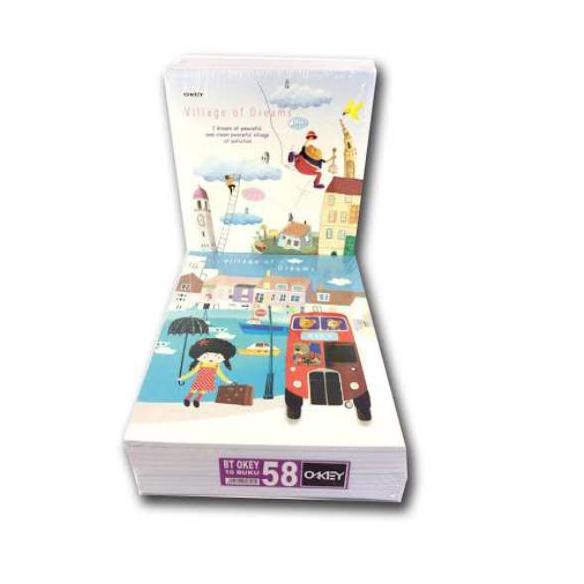 

Trend ジ Buku Tulis Okey Kiky 58 Lembar Random cover - Jual 1 Pack = 10 Pcs