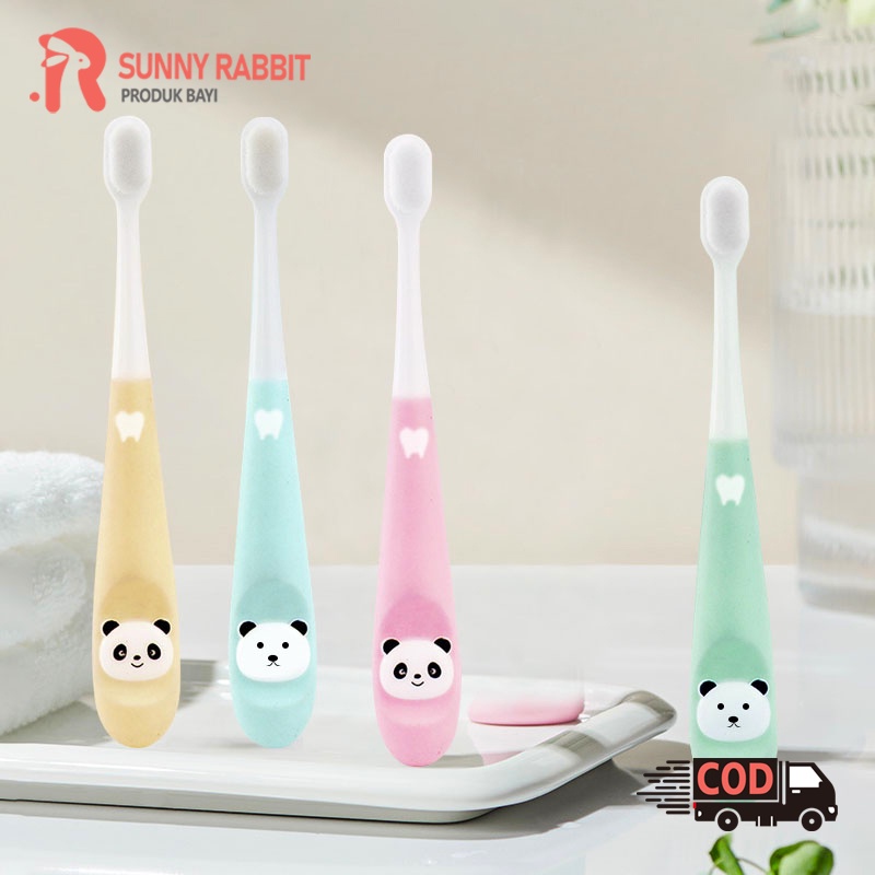 Sikat Gigi Bayi / Anak Bulu Halus Lembut Training Tooth Brush Karakter Panda B280