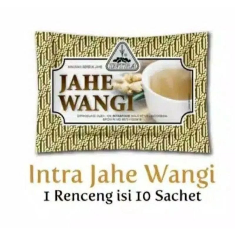 JAHE WANGI RENCENG  Isi 10 sachet INTRA JAHE WANGI