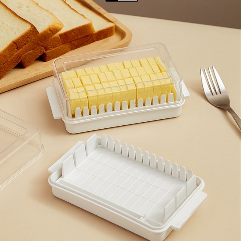 Mi.more Butter Storage Box/Alat Pemotong Mentega / Kotak Penyimpanan Keju Anti Debu