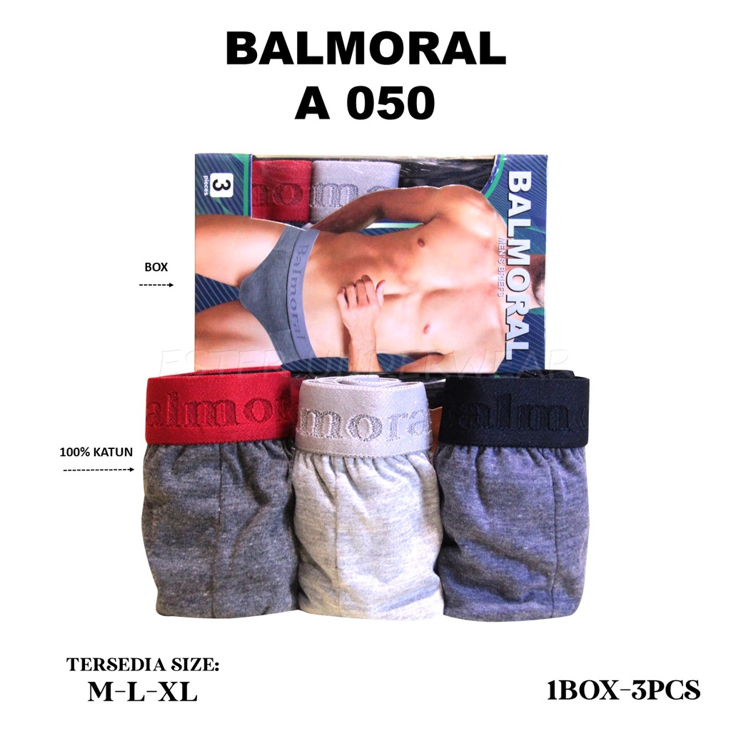 Celana Dalam Pria Balmoral A 050 ISI 3 Pcs