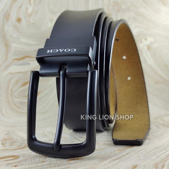 SABUK PRIA GESPER TUSUK JARUM IKAT PINGGANG BELT PREMIUM LEATHER