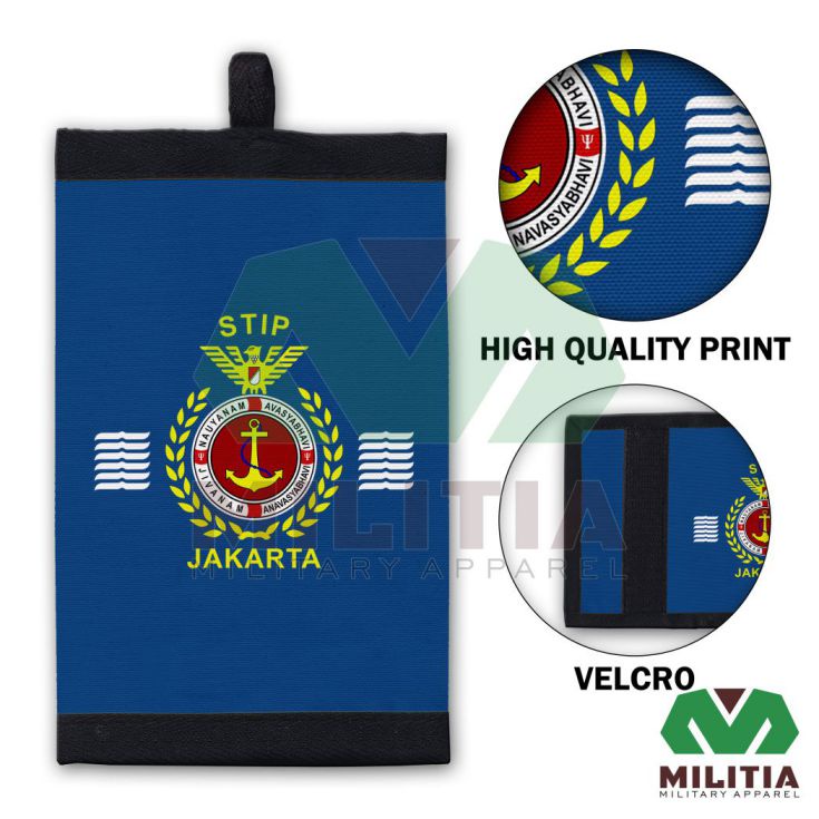 Dompet STNK Kanvas STIP Jakarta - Biru