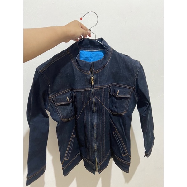 pl jaket jeans cewe
