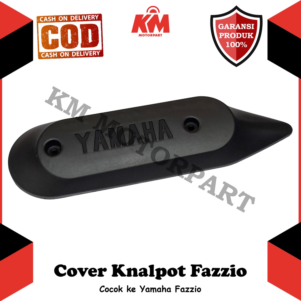 Cover Tutup Knalpot Fazzio Variasi Hitam