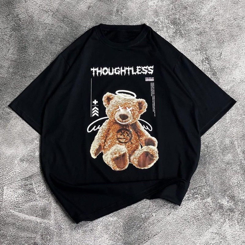 GSC - Baju KAOS OVERSIZE SAN ANDREASS / Kaos Oversize Terbaru-thoughtless hitam