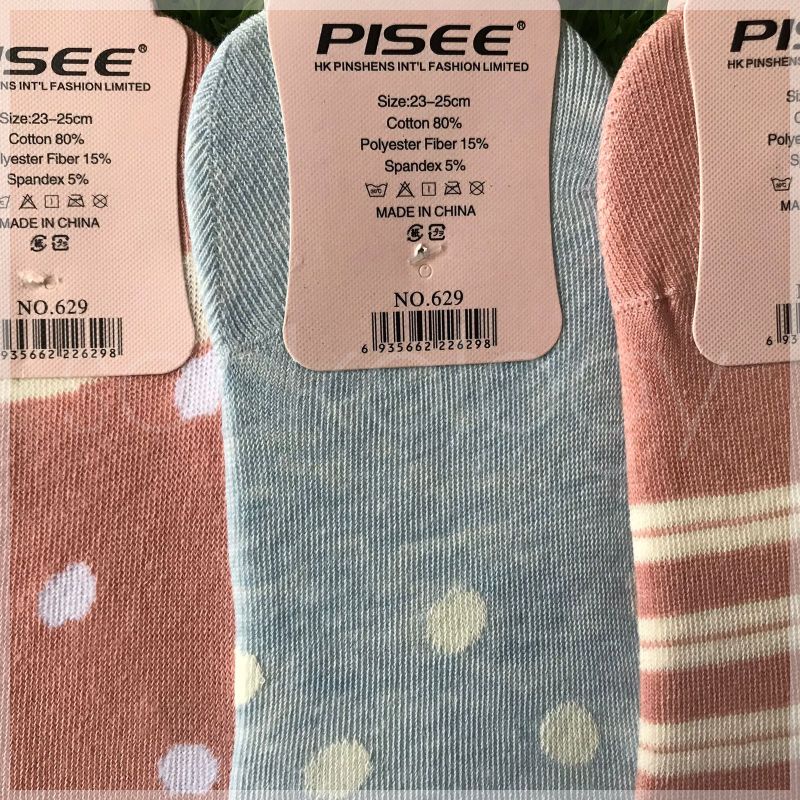 (Min. 3pcs @6.500) Kaos kaki telapak hidden socks / invisible socks wanita 3D kuping