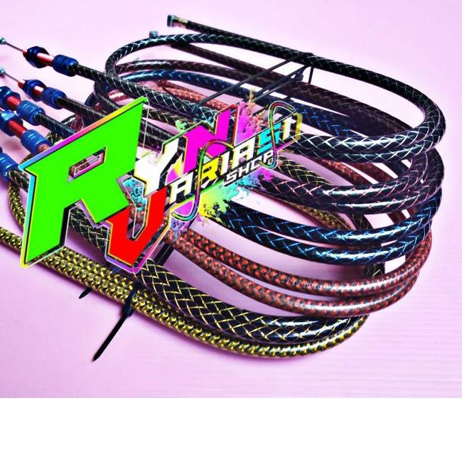 FREE ONGKIRTali Kabel Kopling Serat Carbon 110cm universal semua motor Ninja 150 R satria fu cb cbr 