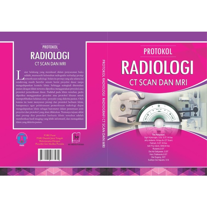 Buku Protokol Radiologi CT Dan MRI Ukuran 17x24 Cm