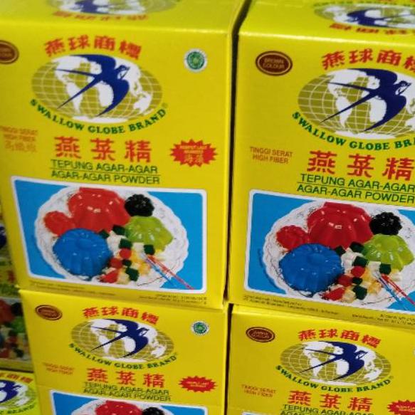 

Suplier1--Agar-agar bola dunia (swallow globe) 7gr per pack (12 pcs)