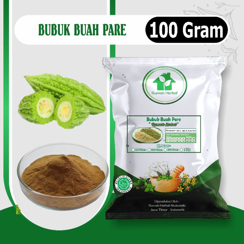 

Bubuk buah pare murni kemasan 100gram