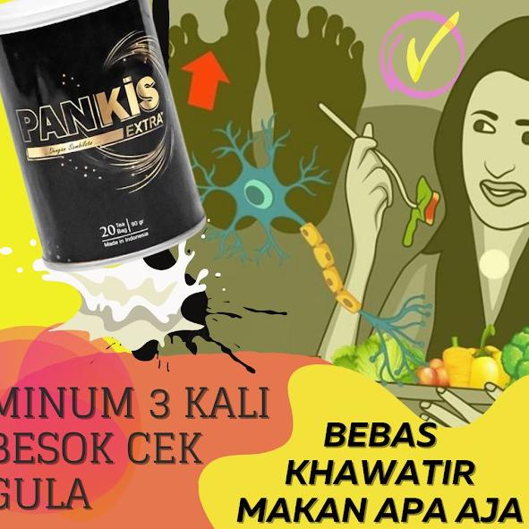 

Code1s6Rg--Pankis EXTRA (GOLD) 3 Kaleng - Usir Diabetes Menahun - Teh PANKIS