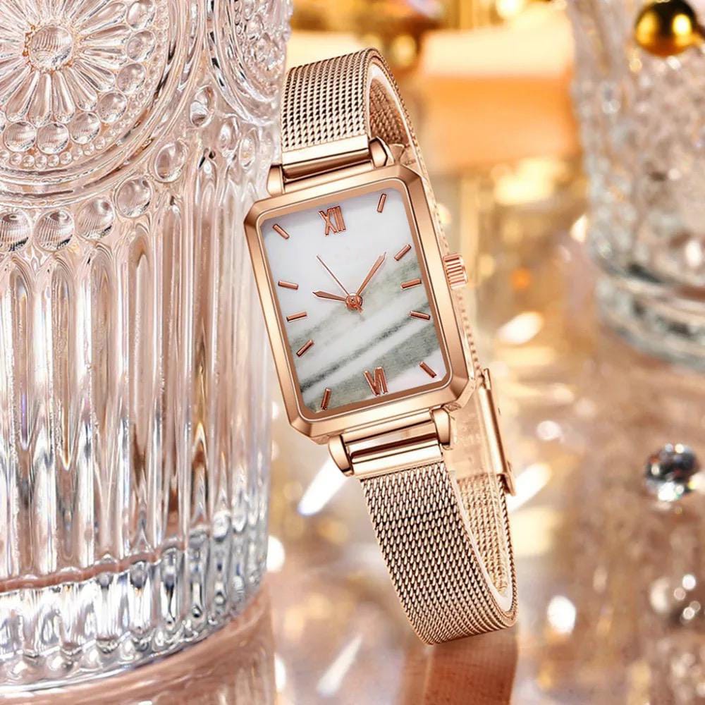 (SS) Jam Tangan Wanita New Style Analog Strap Magnet DG-1211