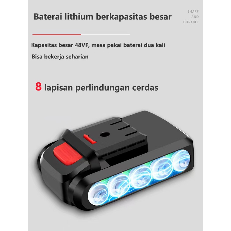 gunting dahan cordless gunting taman listrik