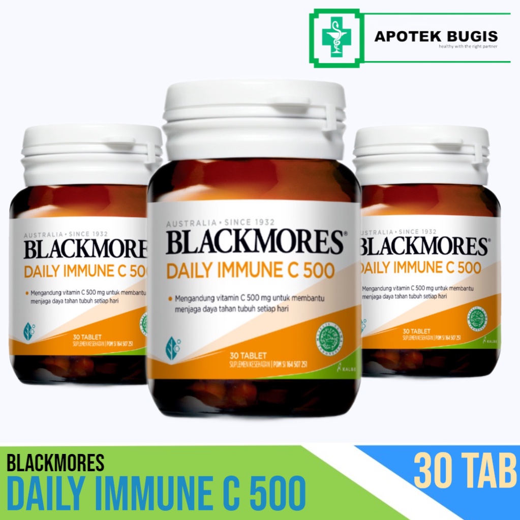 Blackmores Daily Immune C 500 30 Tablet  Vitamin C Peningkat Daya Tahan Tubuh suplemen kesehatan