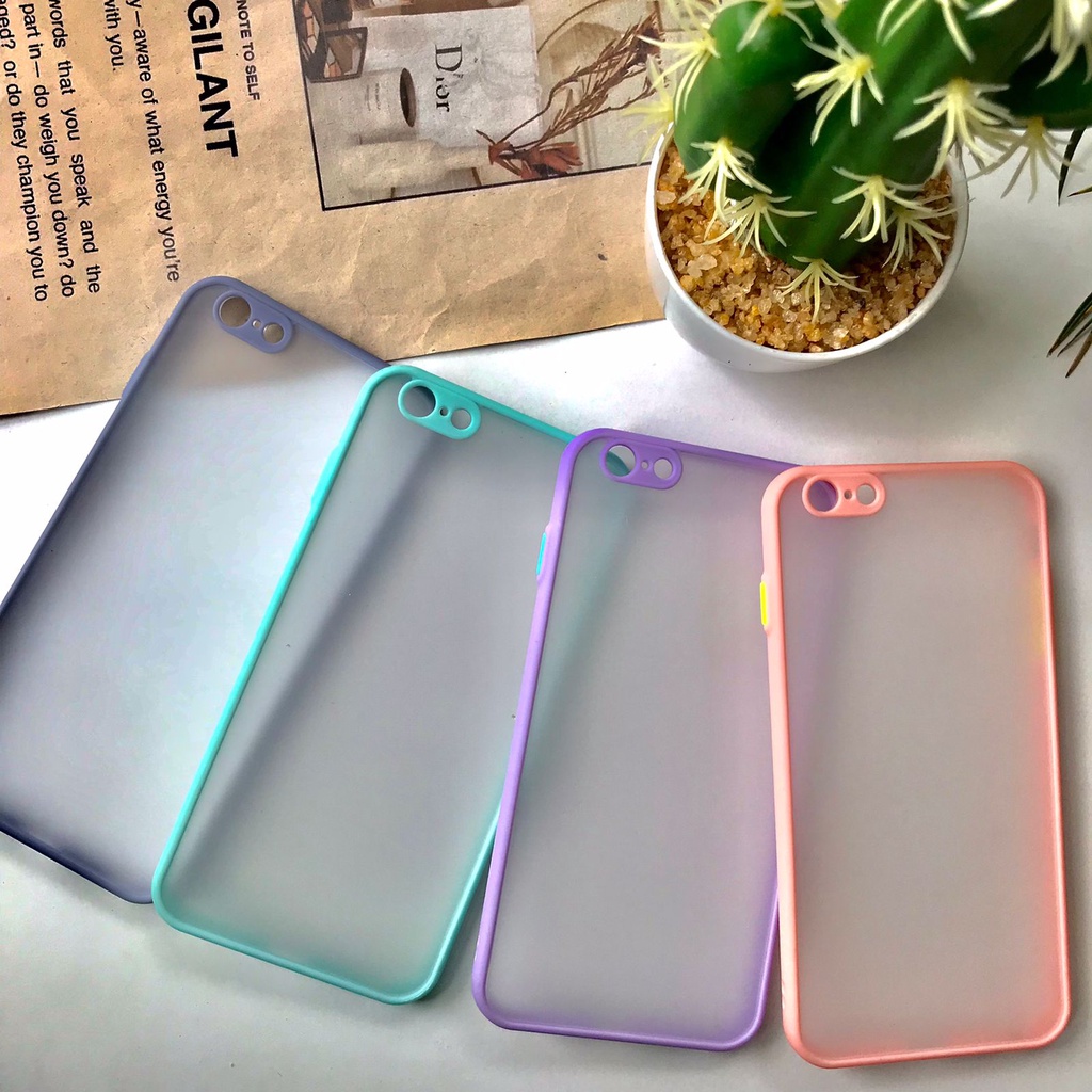 HYBRID PASTEL aero lens cover case samsung a11 a22 4g vivo y20 y12s y20s m11