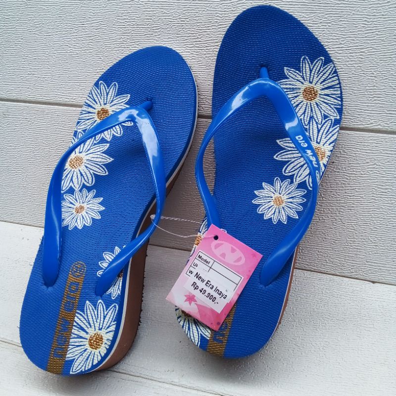 sandal japit wanita new era original/ sandal newera Inaya