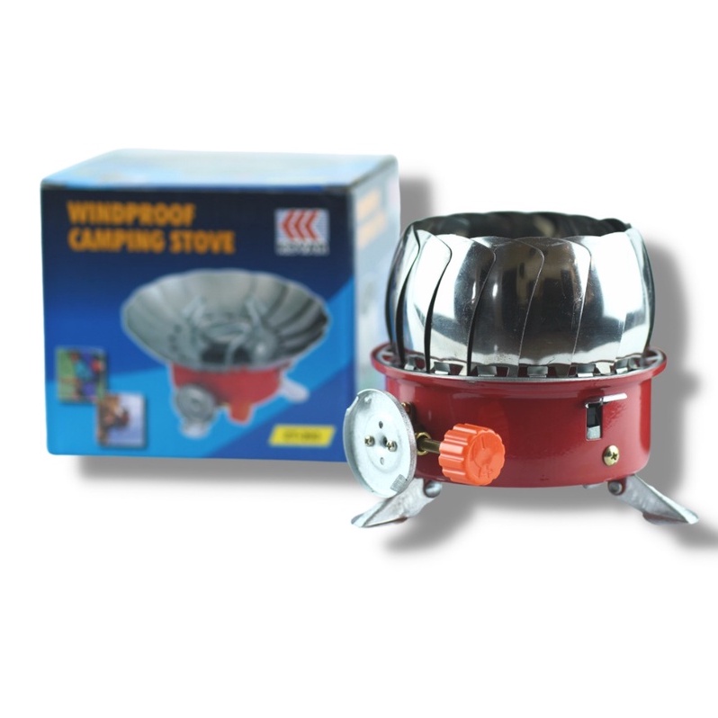 Kompor windproof camping stove k 203 / kompor kembang camping / kompor camping outdoor / kompor bunga camping/ kompor mawar camping stove