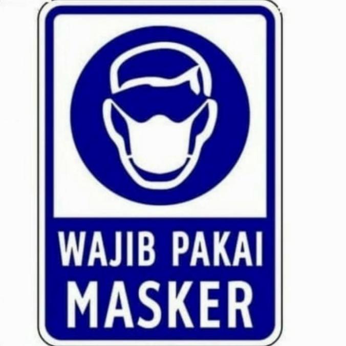 

stiker KAWASAN WAJIB MASKER 25x20cm sign rambu k3 88-berkahstiker23 Segera Beli