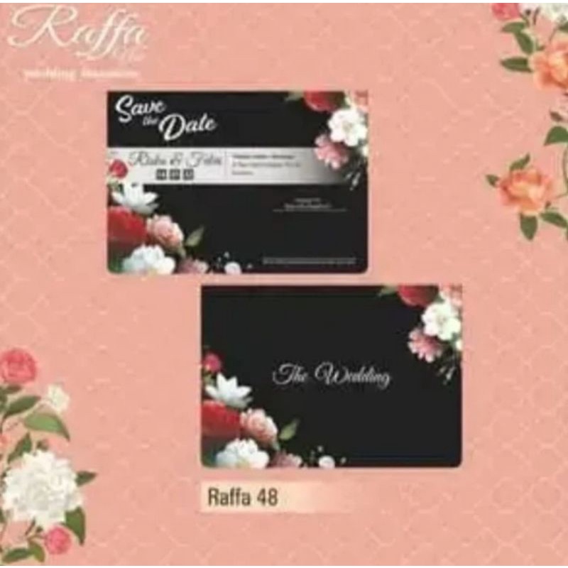 Kartu Undangan Raffa 48 Blangko Undangan Pernikahan