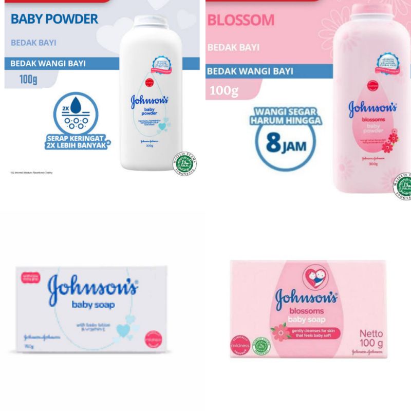 JOHNSON'S Blossom sabun &amp; bedak