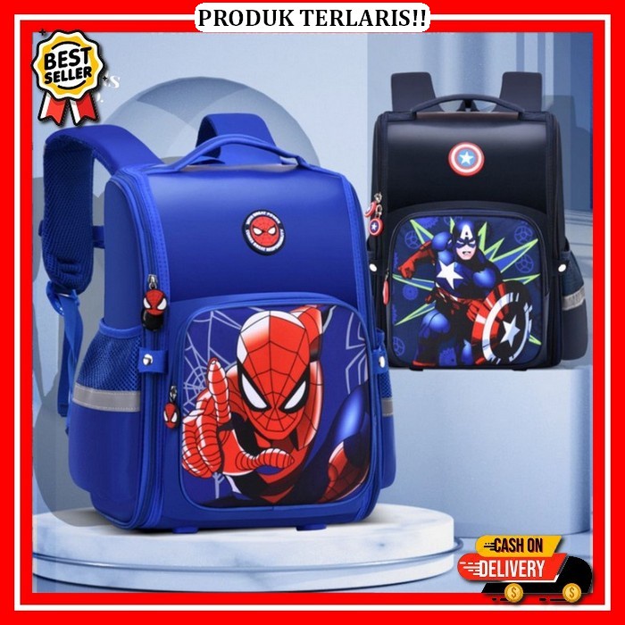 Tas Ransel Anak Sekolah Tk / Paud Bahan Bagus Import R3301/Gpi Tas Ran Tas Sekolah Anak Laki Laki Sd