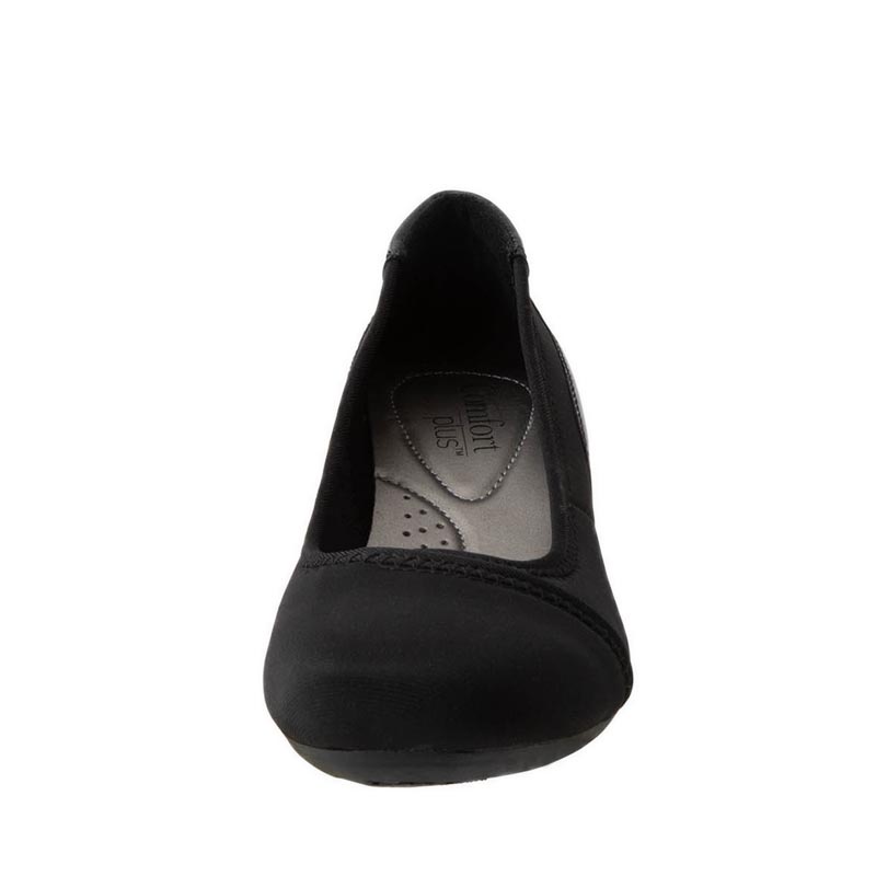 Payless Comfort Plus By Predictions Womens Gore Wedges - Black_15