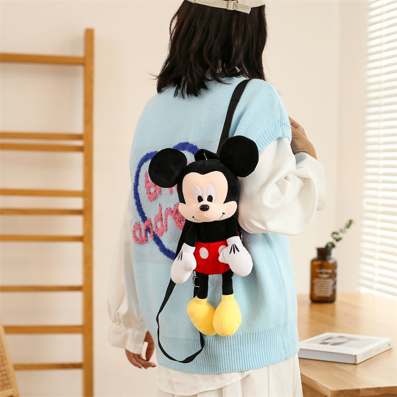 №Sera mengimpor 2022 tas ransel anak-anak siswa baru yang trendi, lucu kartun Jepang mewah, tas ponsel ransel Mickey dan Minnie